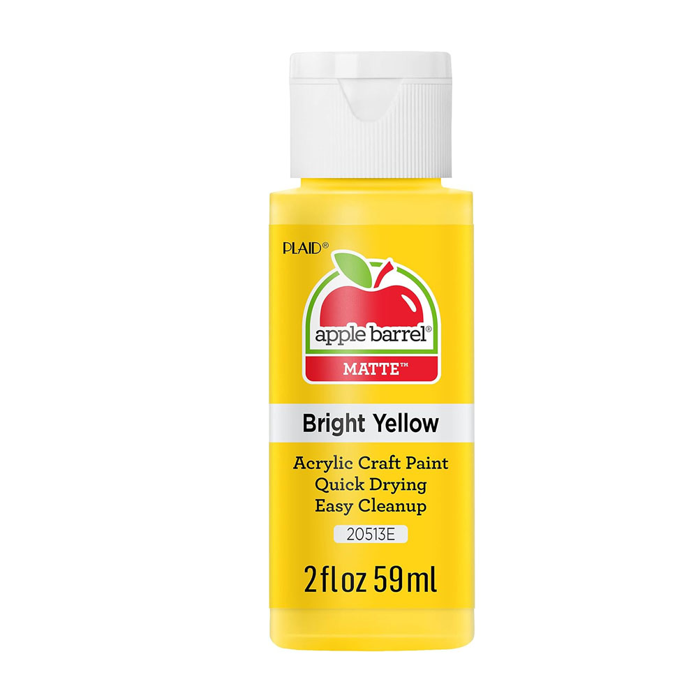 1-1-1.jpg Acrylic Paint in Assorted Colors (2 oz), 20513, Bright Yellow - Image 1