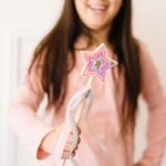 Melissa & Doug Created By Me! Paint & Decorate Your Own Wooden Princess Wand Craft Kit - Image 3