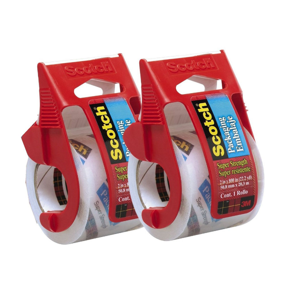 sco1.jpg Scotch Heavy Duty Packaging Tape, 2 Inches x 800 Inches - Image 1