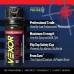 Vexor Pepper Spray Full Axis with Belt Clip for Self Defense - Image 2